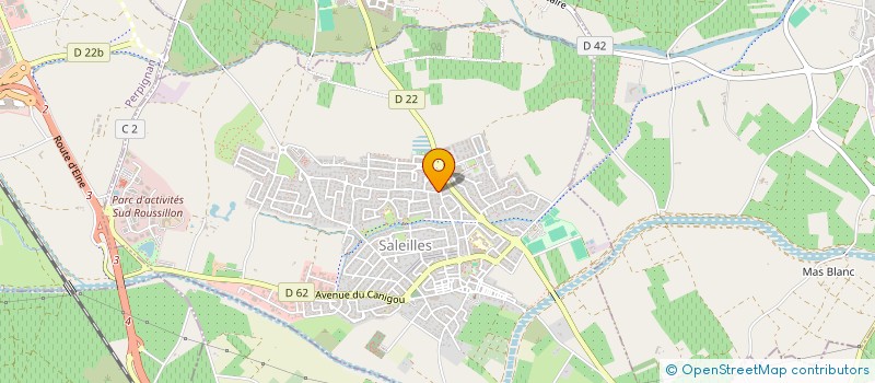 localisation de l'entreprise SCI MARIJERIC  SALEILLES