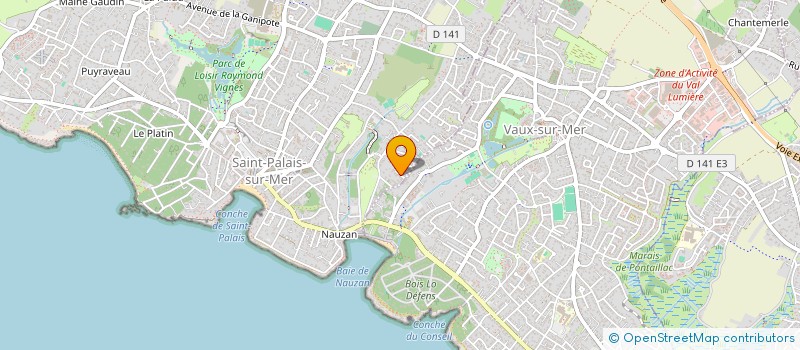 localisation de l'entreprise SCI MARIJO  SAINT-PALAIS-SUR-MER