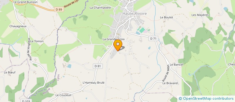 localisation de l'entreprise SCI MARIJOU  HAUTE-RIVOIRE