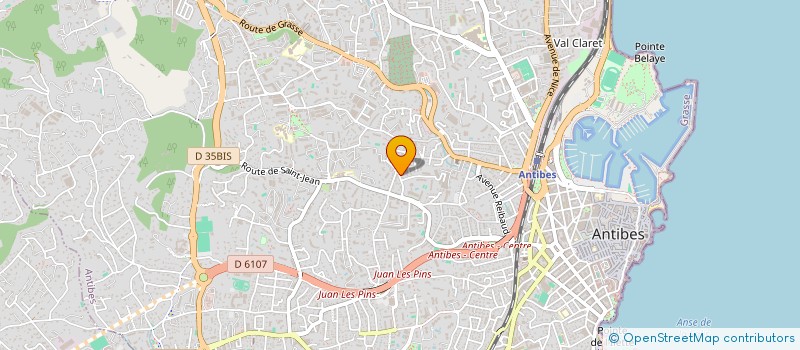 localisation de l'entreprise SCI MARIJU à ANTIBES