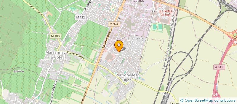 localisation de l'entreprise SCI MARIKA  PERRIGNY-LES-DIJON