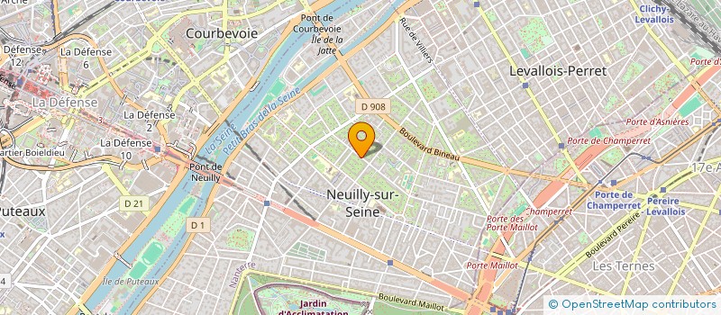 localisation de l'entreprise SCI MARIKA  NEUILLY-SUR-SEINE