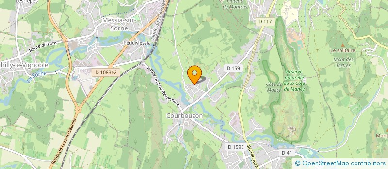 localisation de l'entreprise SCI MARIKA  COURBOUZON