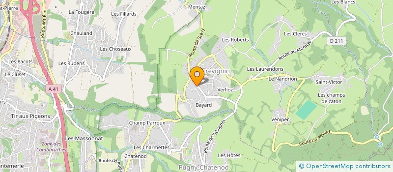 localisation de l'entreprise SCI MARIKAT  TREVIGNIN