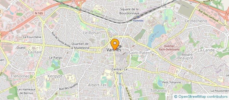 localisation de l'entreprise SCI MARILAND  VANNES