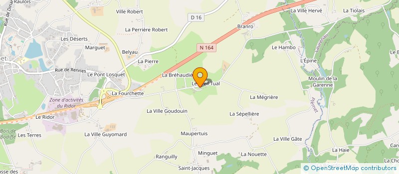 localisation de l'entreprise SCI MARILAND  PLEMET