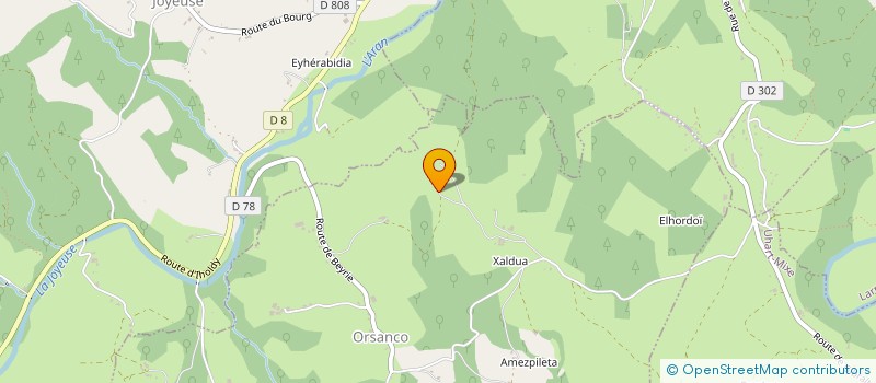 localisation de l'entreprise SCI MARILAU  ARBERATS-SILLEGUE