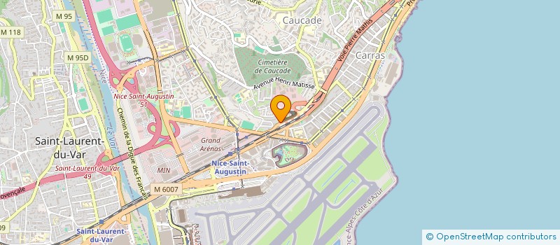 localisation de l'entreprise SCI MARILIS à NICE