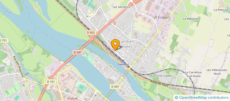 localisation de l'entreprise SCI MARILISE  SAUMUR