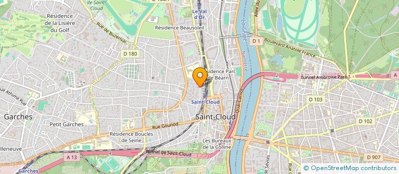 localisation de l'entreprise SCI MARILISE à SAINT-CLOUD
