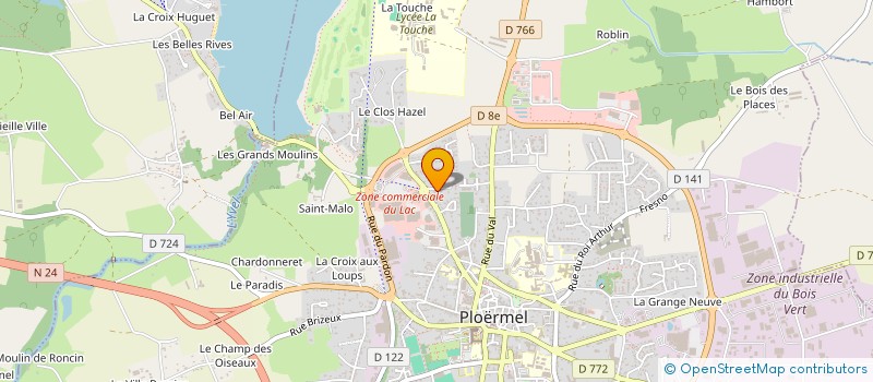 localisation de l'entreprise SCI MARILO  PLOERMEL