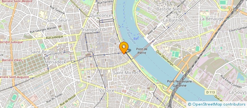 localisation de l'entreprise SCI MARILOU à BORDEAUX