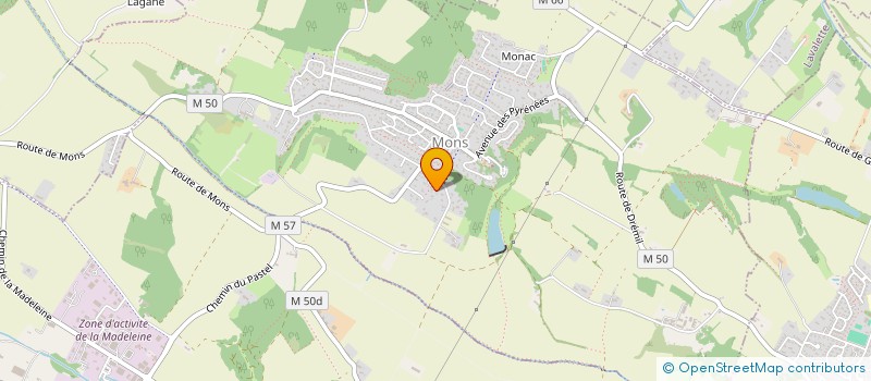 localisation de l'entreprise SCI MARILOU à MONS
