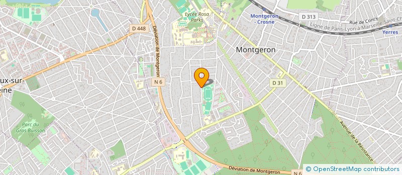 localisation de l'entreprise SCI MARILOU à MONTGERON