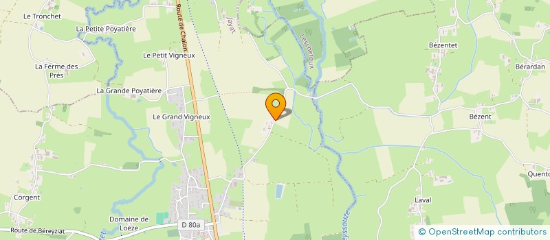 localisation de l'entreprise SCI MARILOU  JAYAT