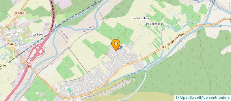 localisation de l'entreprise SCI MARILOU à LES MEES