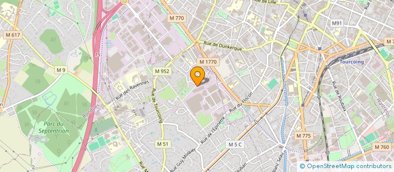 localisation de l'entreprise SCI MARILOU  MOUVAUX