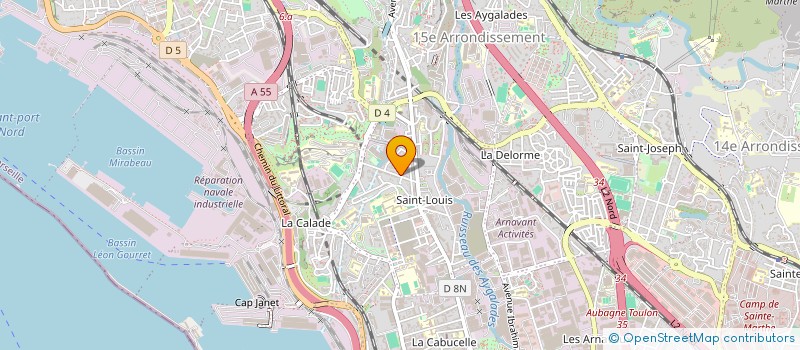 localisation de l'entreprise SCI MARILU à MARSEILLE