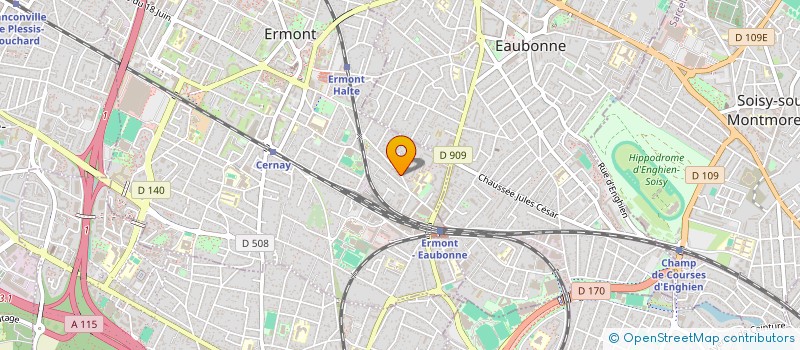 localisation de l'entreprise SCI MARILUC à ERMONT