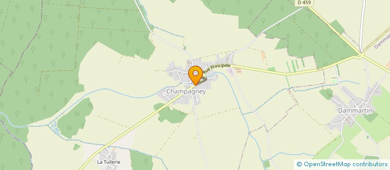 localisation de l'entreprise SCI MARILYNE  CHAMPAGNEY
