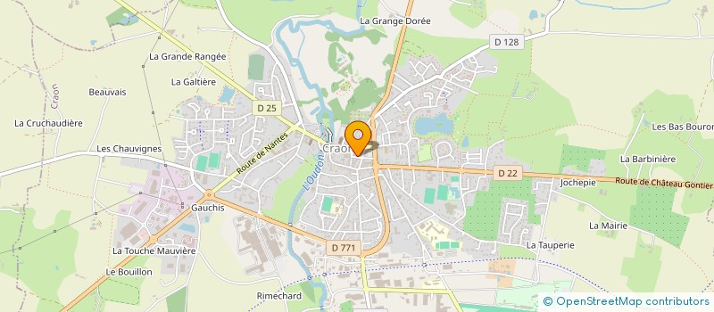 localisation de l'entreprise SCI MARIMAD  CRAON