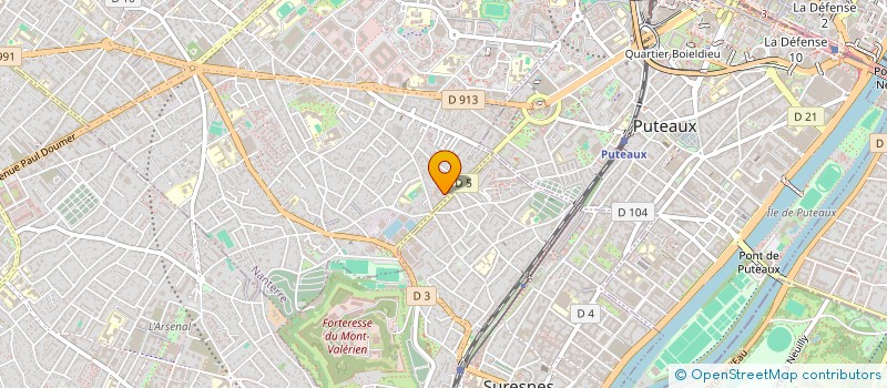 localisation de l'entreprise SCI MARIMMO  NANTERRE