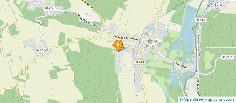 localisation de l'entreprise SCI MARIMO  MARCILLY-SUR-EURE