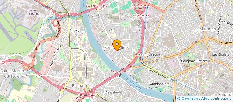 localisation de l'entreprise SCI MARIMOUS à TOULOUSE