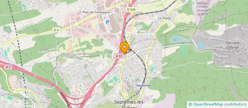 localisation de l'entreprise SCI MARIMU à SEPTEMES-LES-VALLONS