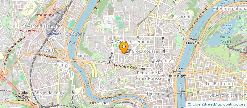 localisation de l'entreprise SCI MARIN  LYON