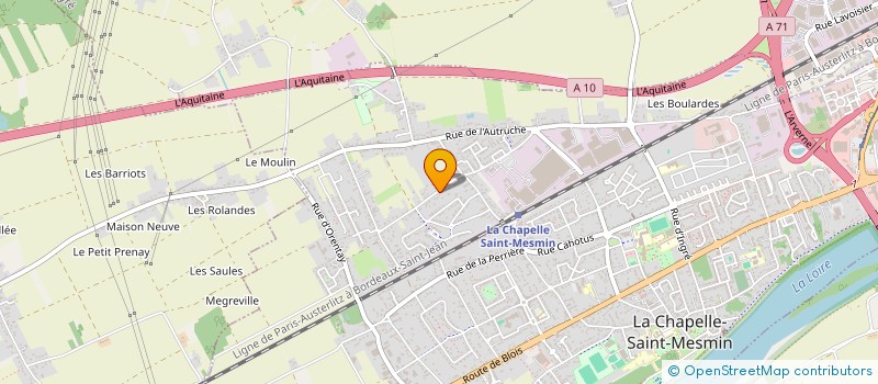 localisation de l'entreprise SCI MARIN  LA CHAPELLE-SAINT-MESMIN