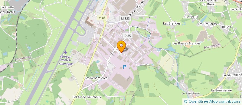 localisation de l'entreprise SCI MARIN  SAINT-AIGNAN-GRANDLIEU