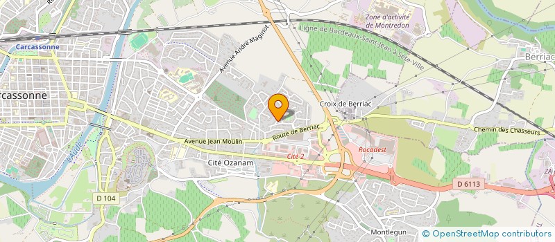 localisation de l'entreprise SCI MARIN à CARCASSONNE
