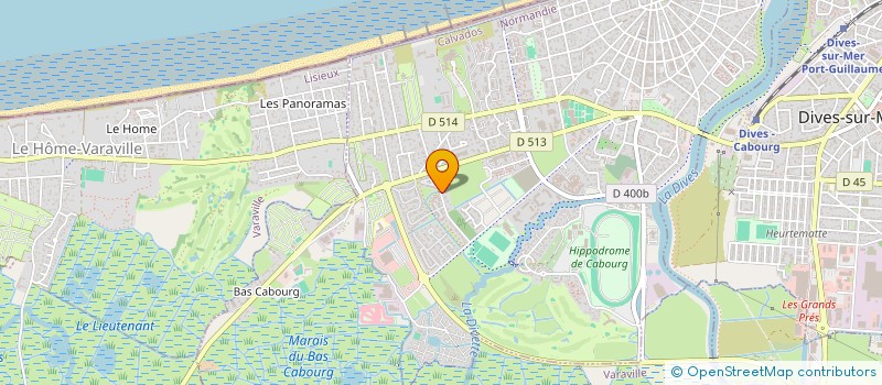 localisation de l'entreprise SCI MARIN à CABOURG