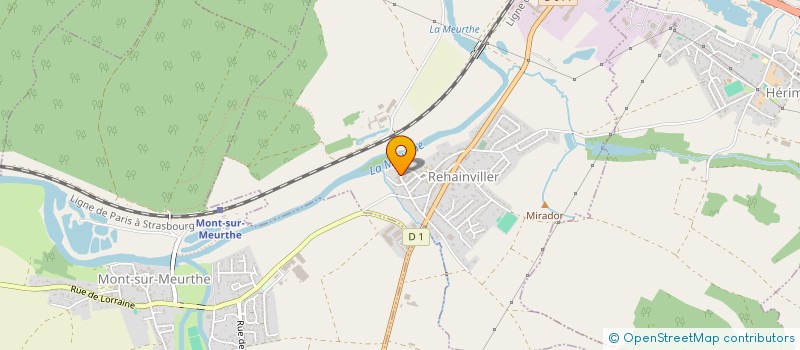 localisation de l'entreprise SCI MARIN  REHAINVILLER