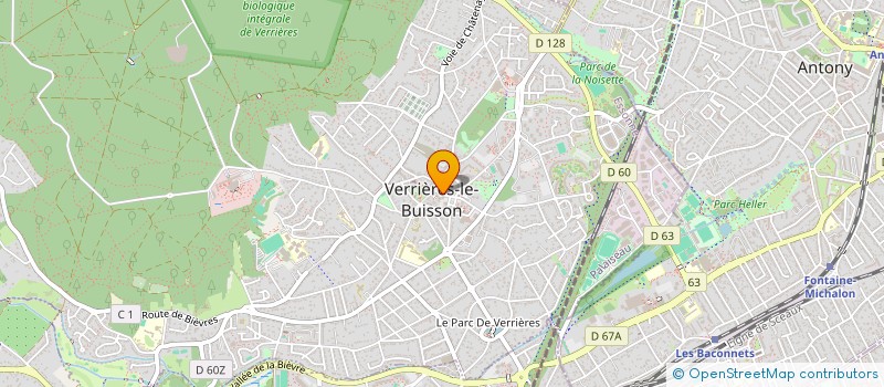 localisation de l'entreprise SCI MARIN CALVI IMMO à VERRIERES-LE-BUISSON