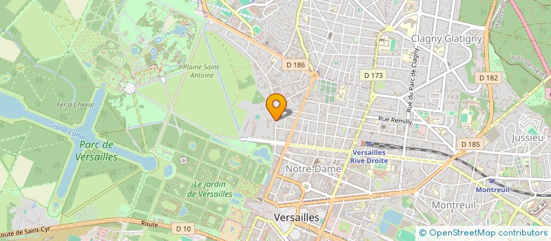localisation de l'entreprise SCI MARIN FOSSE à VERSAILLES