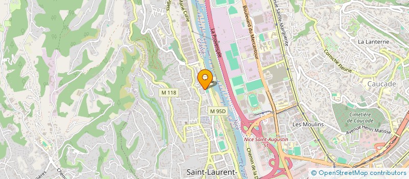 localisation de l'entreprise SCI MARINA 155 à SAINT-LAURENT-DU-VAR