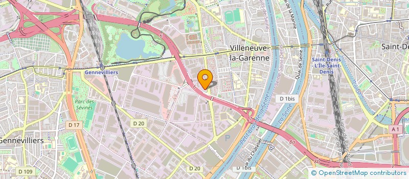 localisation de l'entreprise SCI MARINA 2  L'ISLE-ADAM