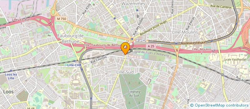 localisation de l'entreprise SCI MARINA à LILLE