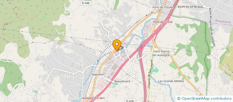 localisation de l'entreprise SCI MARINA à AUBAGNE