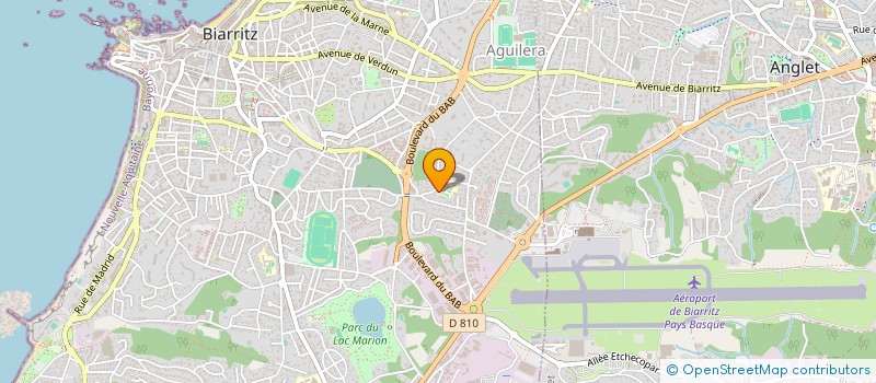 localisation de l'entreprise SCI MARINA à BIARRITZ