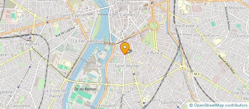 localisation de l'entreprise SCI MARINA  TOULOUSE