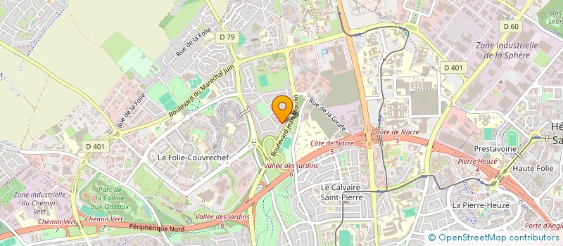 localisation de l'entreprise SCI MARINA à CAEN