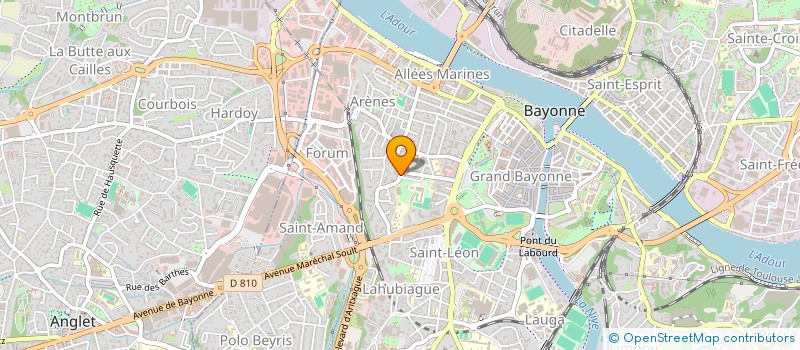 localisation de l'entreprise SCI MARINA à BAYONNE