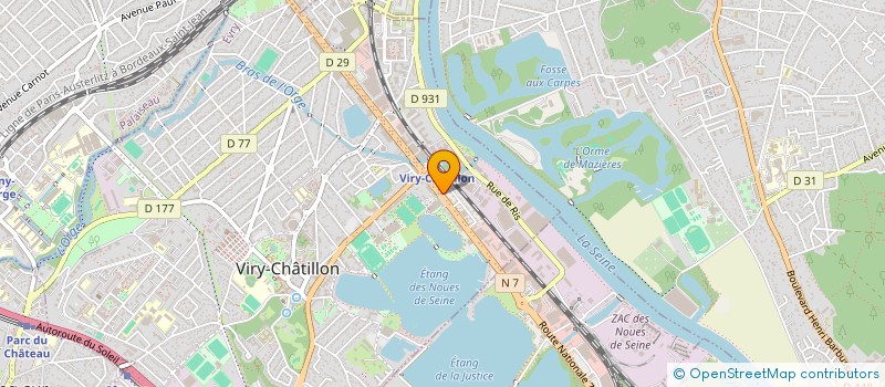 localisation de l'entreprise SCI MARINA  LINAS