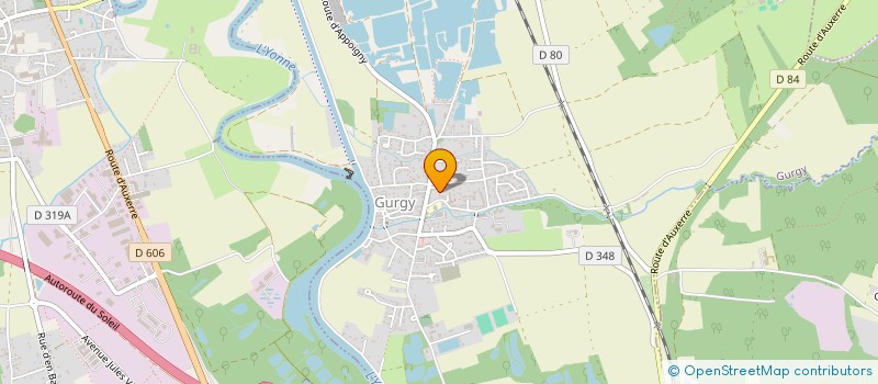 localisation de l'entreprise SCI MARINA  GURGY