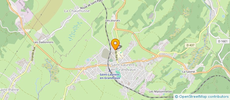 localisation de l'entreprise SCI MARINA  SAINT-LAURENT-EN-GRANDVAUX