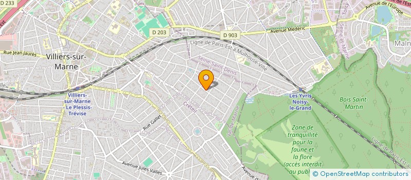 localisation de l'entreprise SCI MARINA  VILLIERS-SUR-MARNE