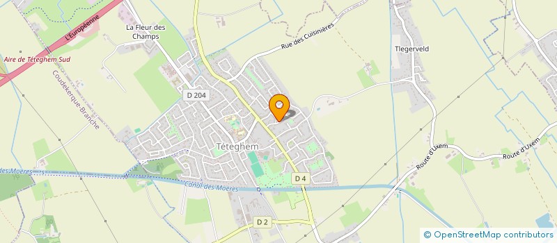 localisation de l'entreprise SCI MARINA  TETEGHEM-COUDEKERQUE-VILLAGE